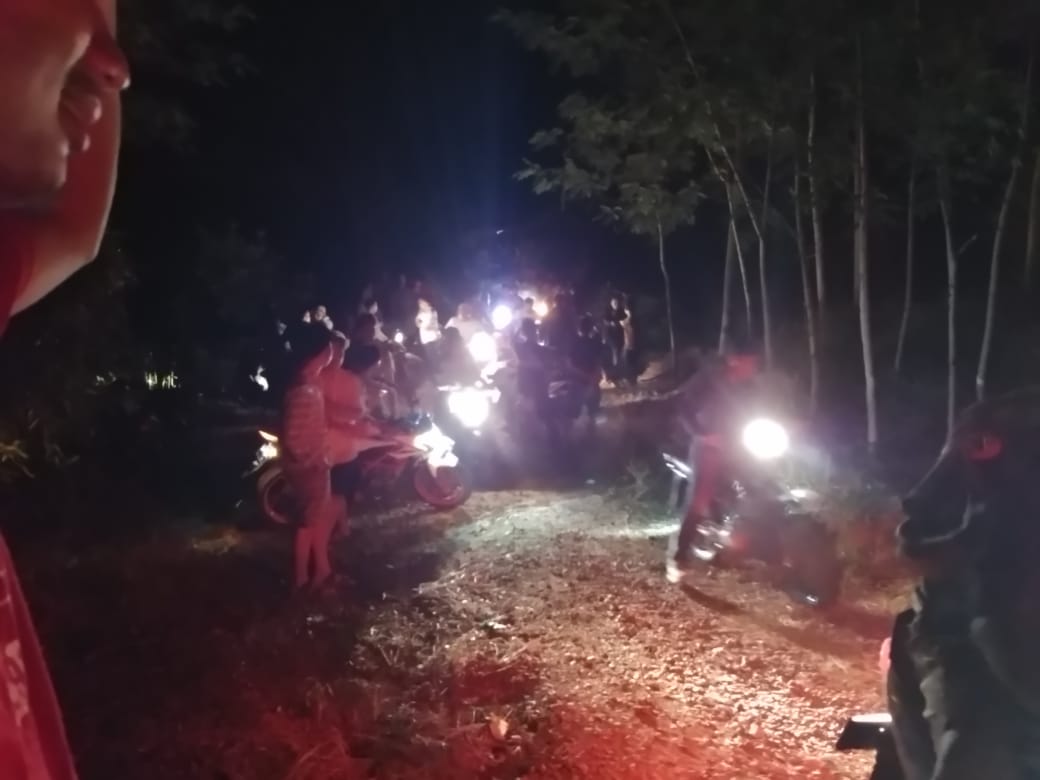 Upaya pencarian Lekok oleh warga