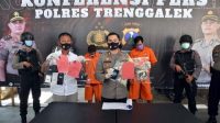 Penemuan pil double L oleh Polres Trenggalek