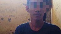 A pelaku pencurian yang telah diamankan Polisi