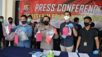 Barang curian pelaku yang ditunjukkan di Press Conference Satreskrim Polres Kota Tangerang
