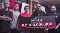 Band Noah berhasil mengumpulkan uang senilai Rp 700 juta untuk didonasikan ke crew band Indonesia