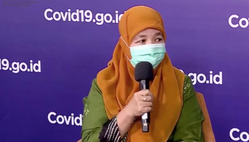 Azizah Ketua Komisi PRK MUI Konferensi Pers