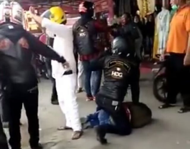 Pengeroyokan Anggota Motor Gede Terhadap TNI
