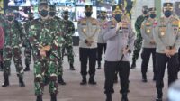 Kapolri dan Panglima melakukan video conference dengan jajaran Kodam Udayana, Polda Bali, Polda NTB, dan Polda NTT