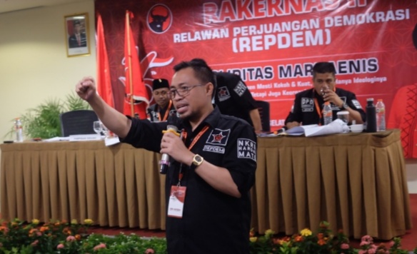 Wanto Sugito sedang memberi arahan (Fhoto istimewa)