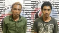 Dua pelaku pengedar narkoba yang tertangkap dirumahnya