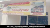 Tampak depan kantor Marketing Gallery Sepatan