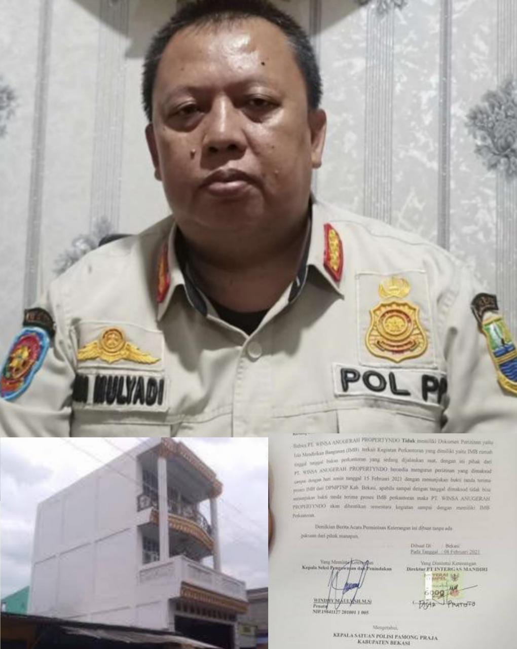 Plt. Kasatpol-PP Kabupaten Bekasi - Deny Mulyadi